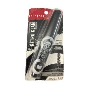Rimmel Scandaleyes Retro Glam Mascara‎ Black Noir 001 Volumizing Lash EnhancerO2